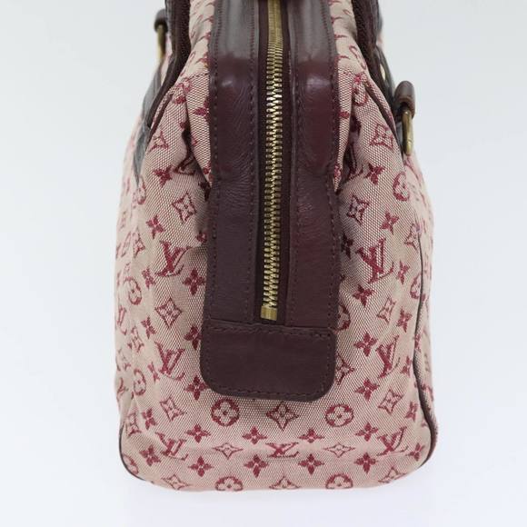 LOUIS VUITTON Monogram Mini Josephine PM Hand Bag Red M92216 LV Auth 91076 - Picture 3 of 16